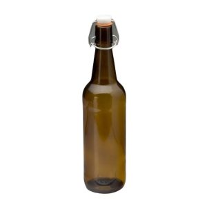 Glass Amber Flip top bottles 750ml