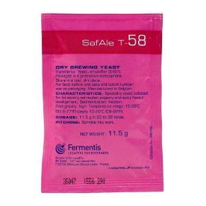 SafAle T-58 Dry Brewing Yeast 11.5g Satchet