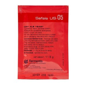 SafAle US-05 American Ale Dry Yeast 11.5g Satchet