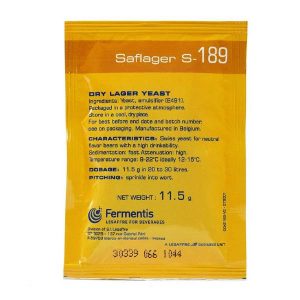 SafLager S-189 Lager Dry Yeast 11.5g Satchet