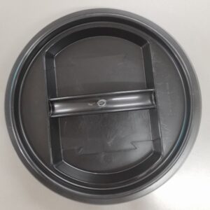 Black Ampi style spare lid no hole includes O ring