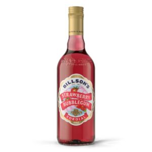 billsons strawberry bubblegum cordial 700ml