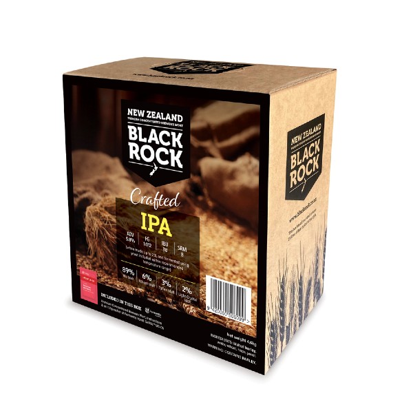 Black Rock BIB Brew in a Box 4 litre Crafted concentrated Fresh wort kit includes yeast
