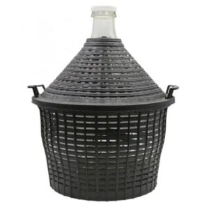 15 litre demijohn in basket