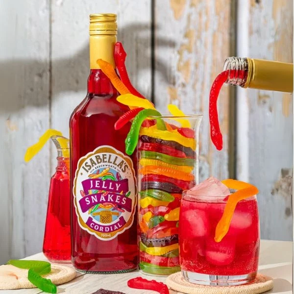 Isabella's Jelly Snakes Cordial 700ml - Image 2